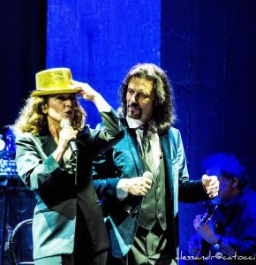 Monica Guerritore e Giovanni Nuti, "Mentre rubavo la vita" tour 2014, foto di Lorenzo Gelmini.