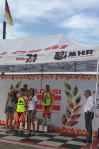 Premiazione, Trofeo Malossi, Circuito Tazio Nuvolari, Cervesina, Pavia, 10 giugno 2018.